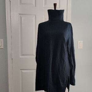 LOFT Dark Blue Turtleneck Sweater